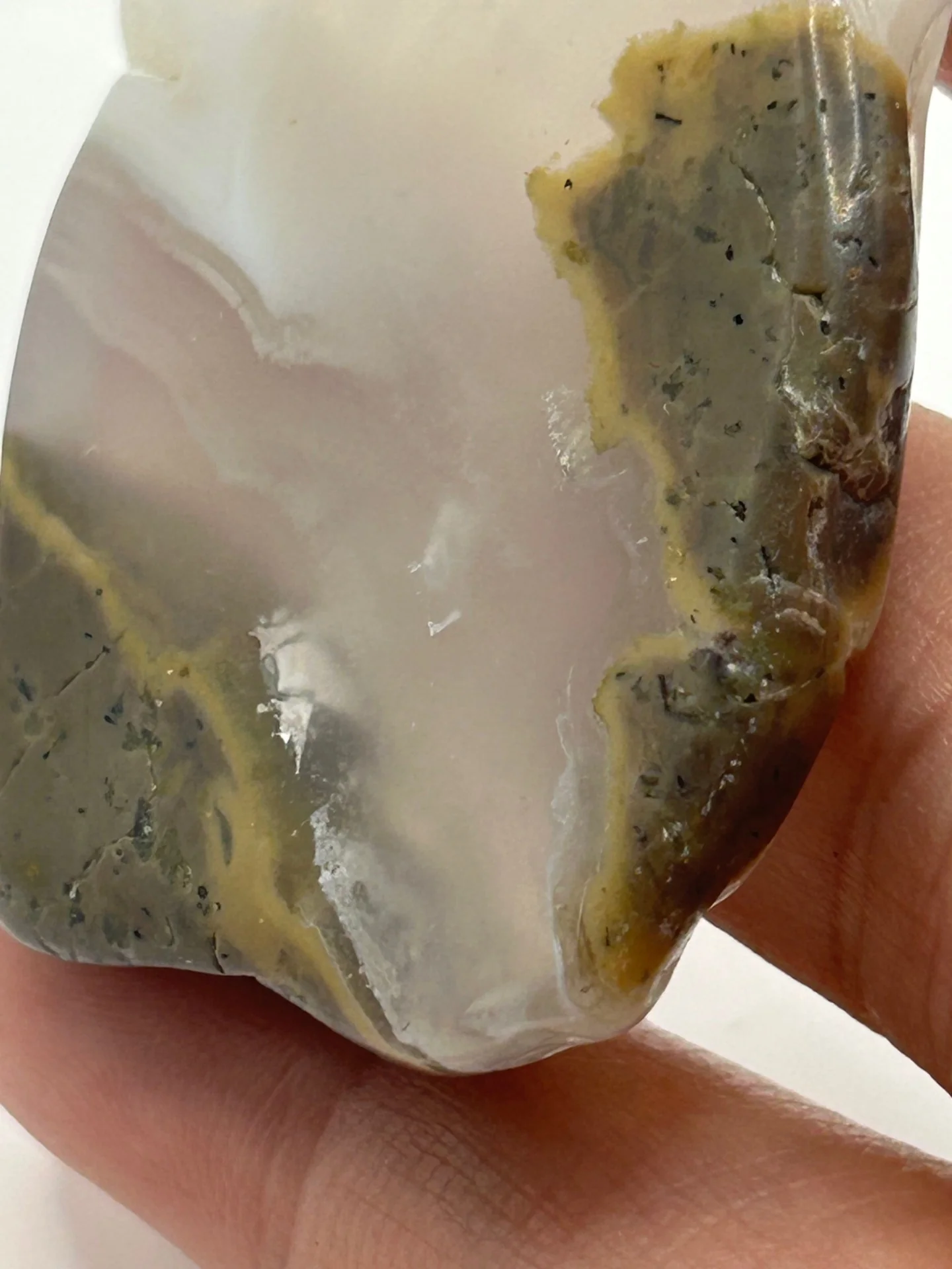 Polished Thunderegg with Agate Bands - Image 4