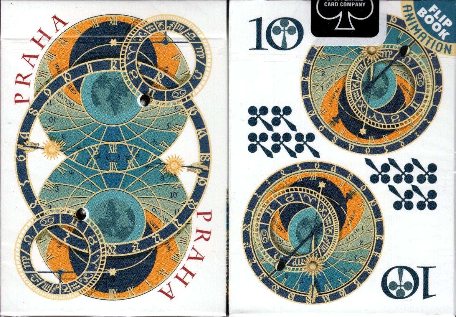 Praha Celestial Clock Playing Cards USPCC