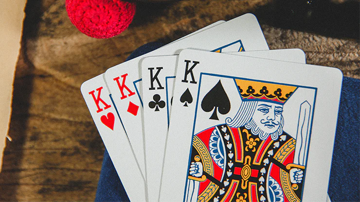 Pure Mark Red Mandolin Back Bicycle Playing Cards - Image 2
