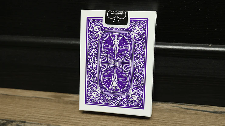 Purple Rider Back Bicycle Playing Cards with Gaff Cards and 1 Joker - Image 7