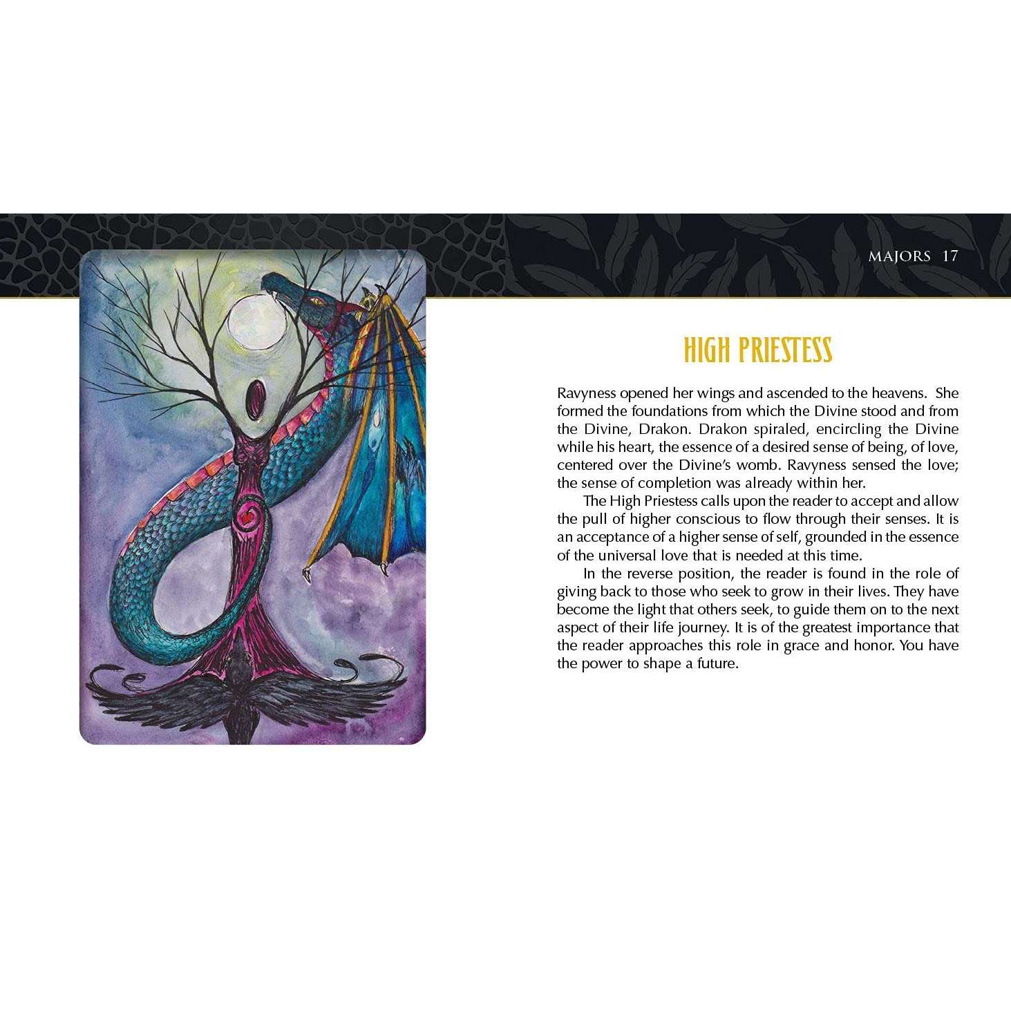 Ravyness Drakon Tarot Kit - Deck & Book - Image 3