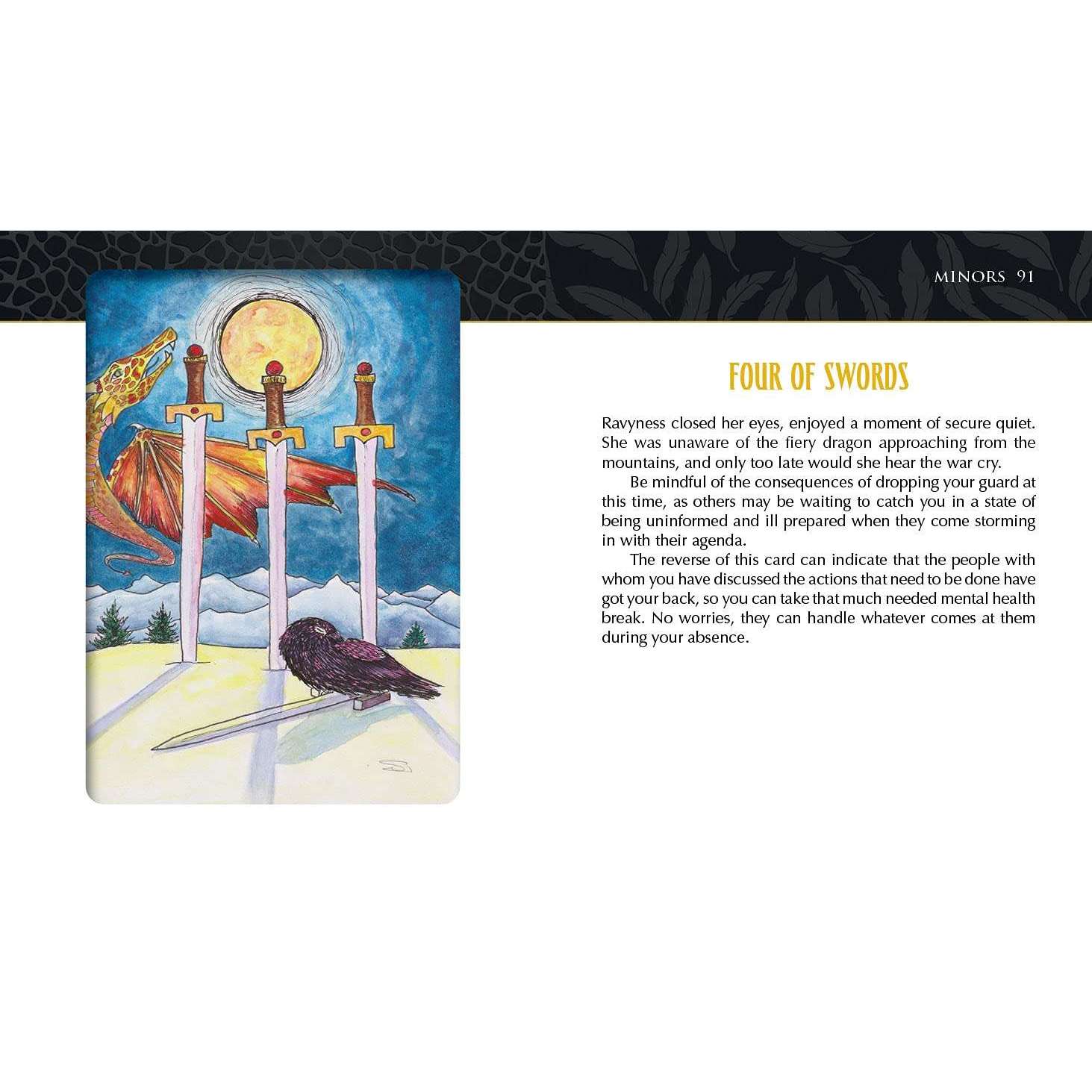 Ravyness Drakon Tarot Kit - Deck & Book - Image 6