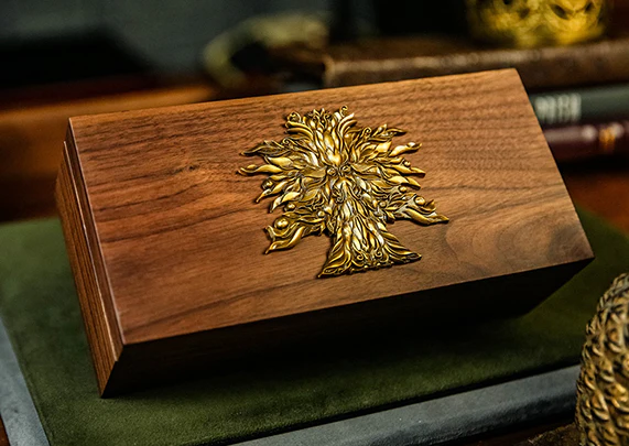 Rebirth Walnut Collector's Box Set Playing Cards