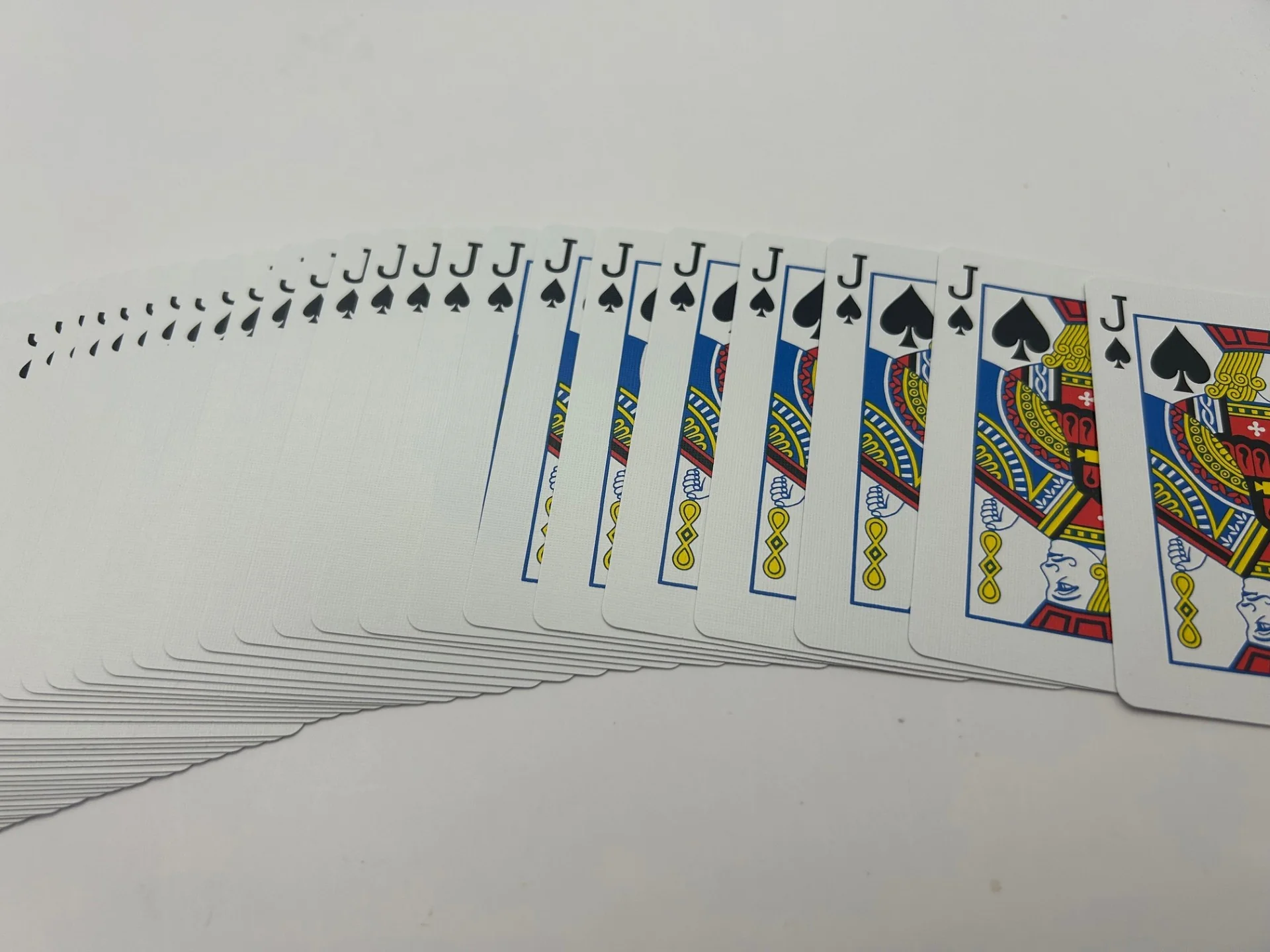 Red One-Way Forcing Deck - Jack of Spades - Image 2