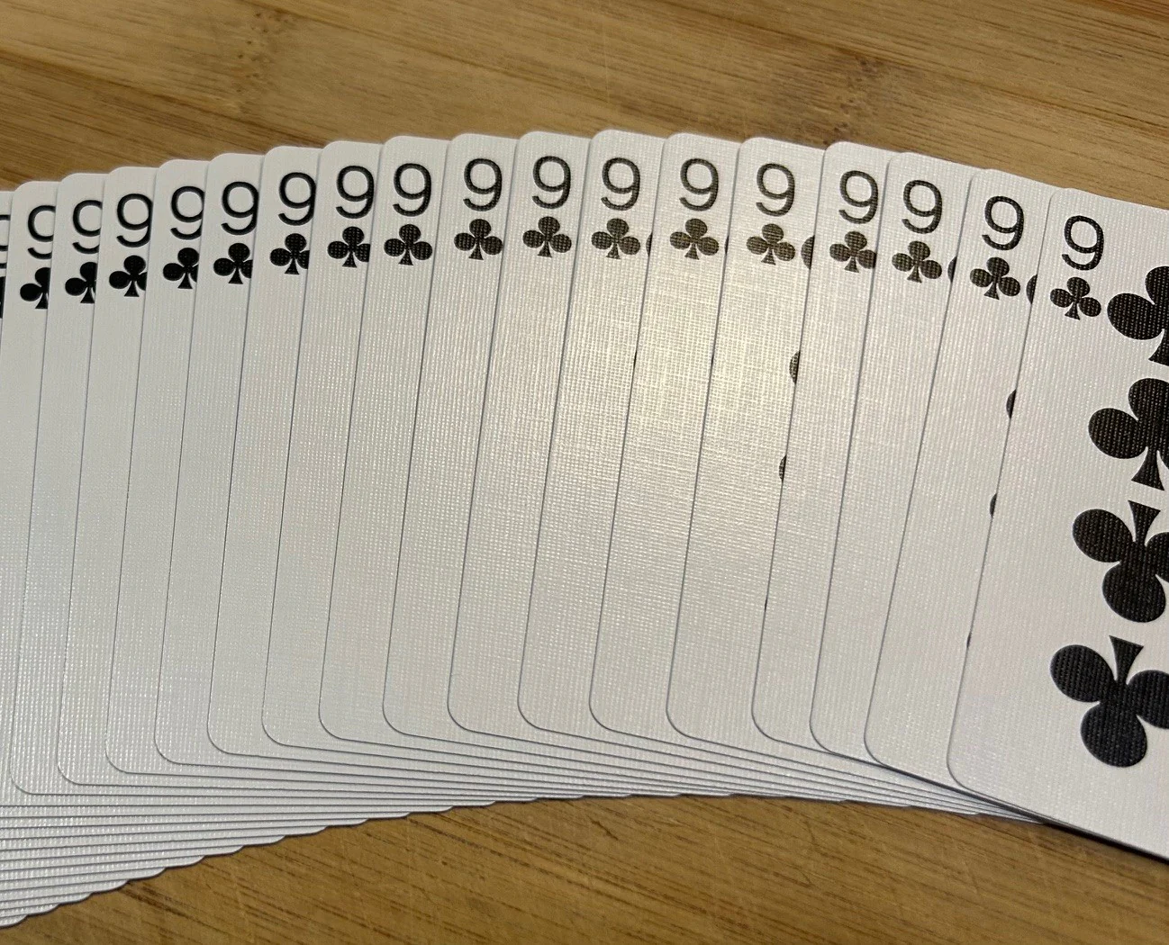Red One-Way Forcing Deck - 9 of Clubs - Image 2