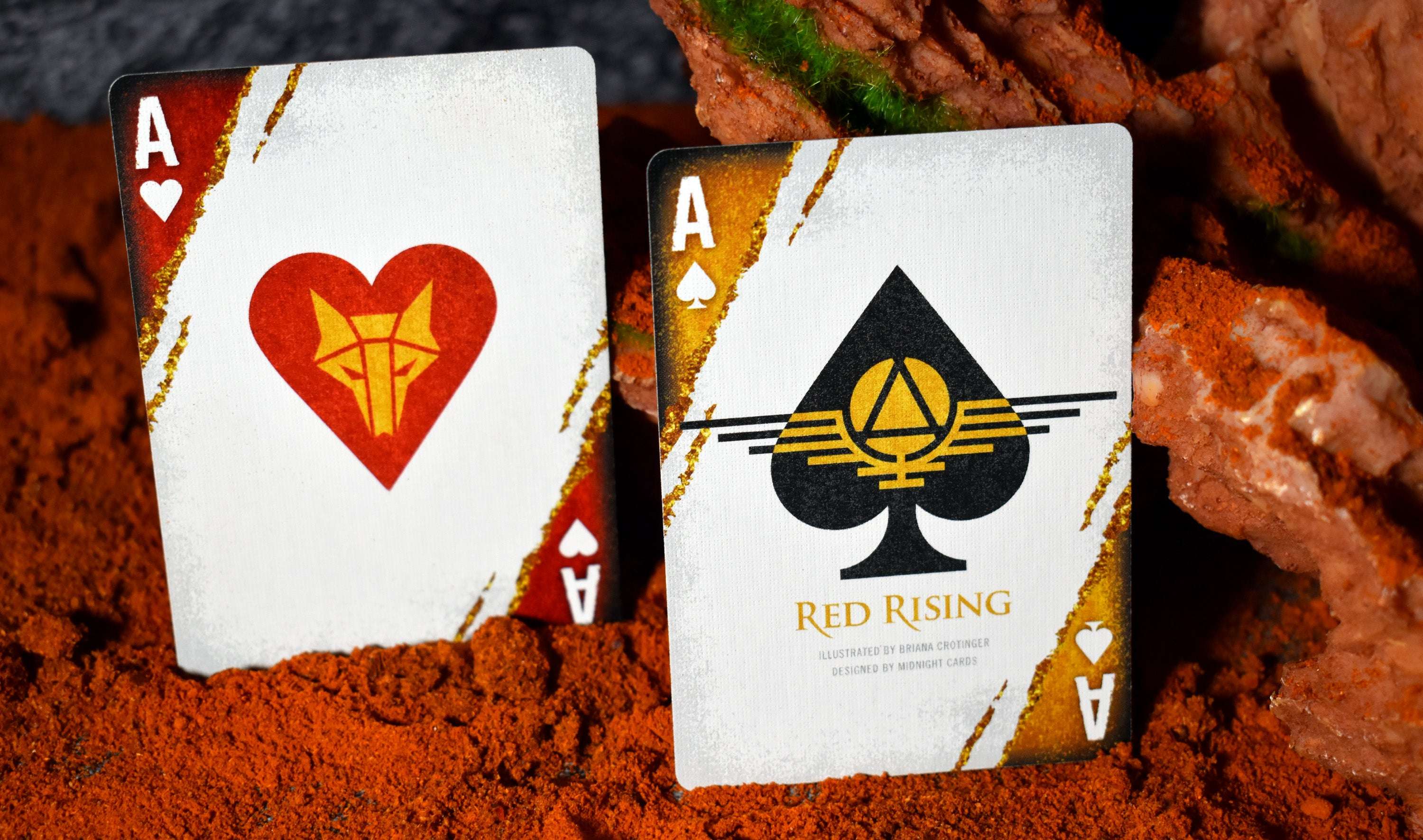 Red Rising House Mars Playing Cards LPCC - Image 11