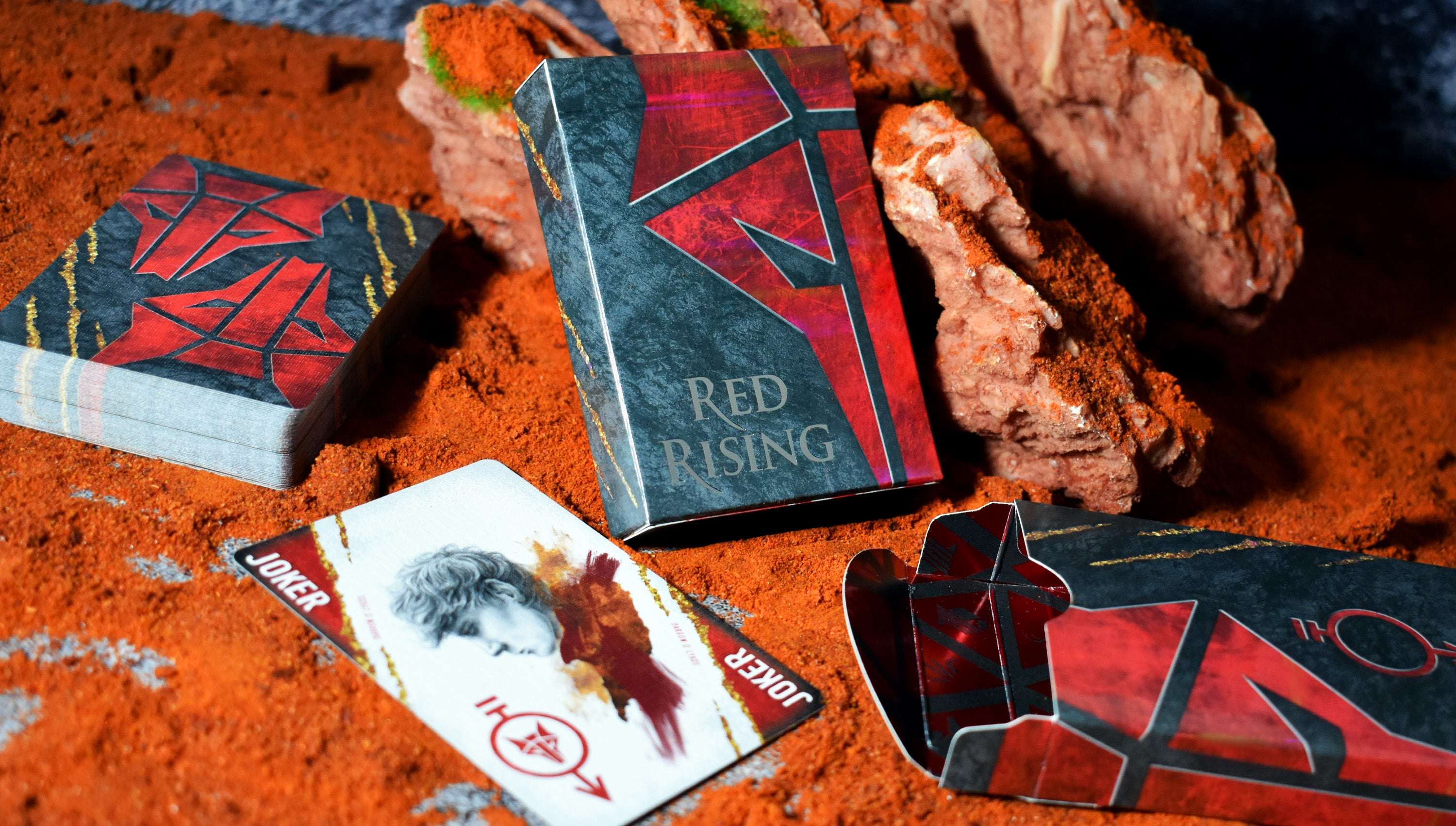 Red Rising House Mars Playing Cards LPCC - Image 3