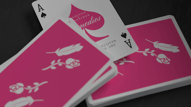 Remedies Pink Playing Cards USPCC - Image 5