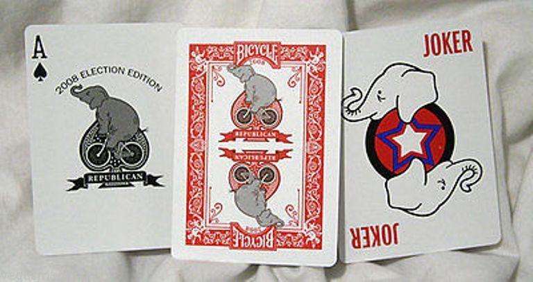 Republican Red 2008 Election Bicycle Playing Cards Deck - Image 2
