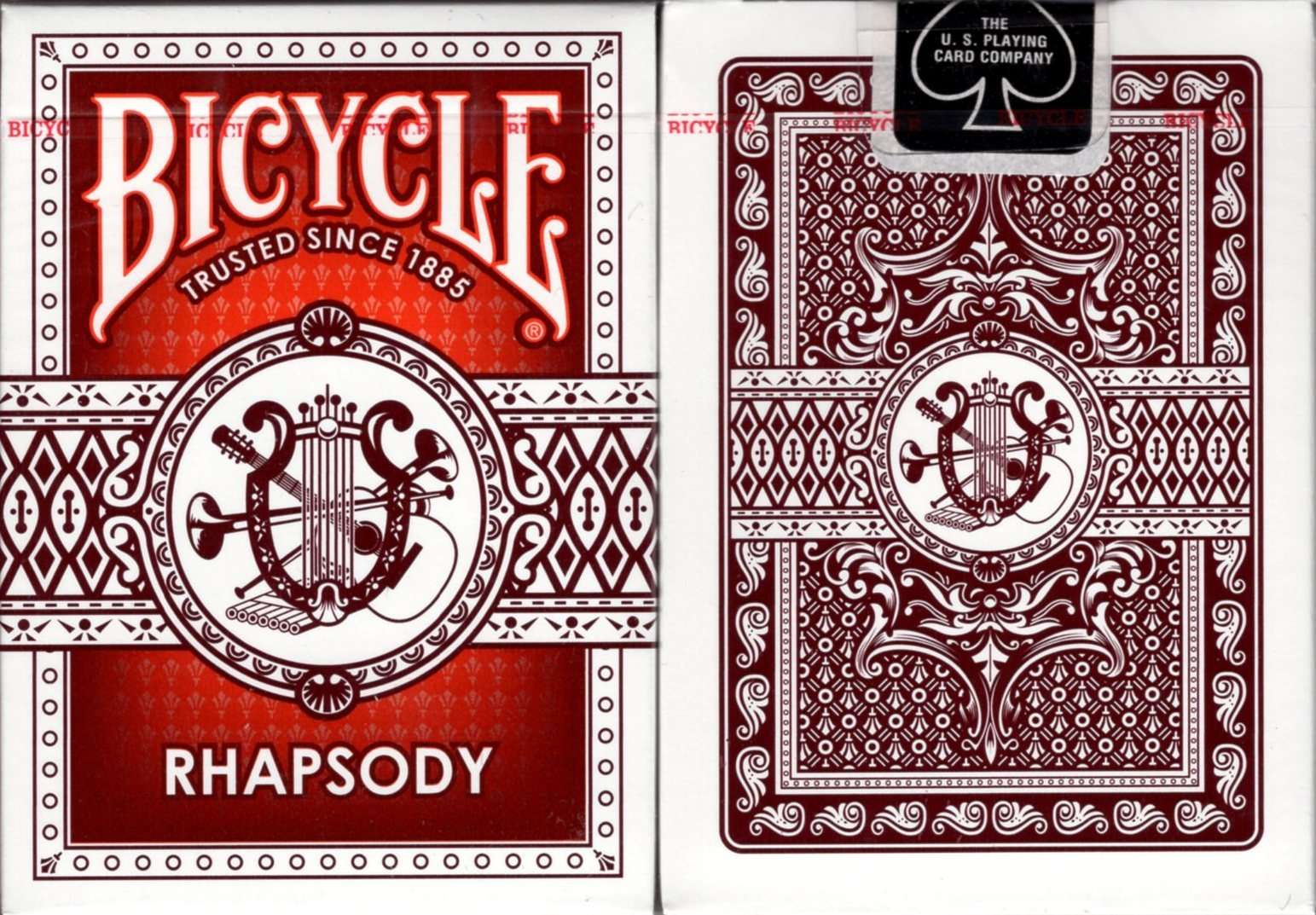 Rhapsody Red Bicycle Playing Cards