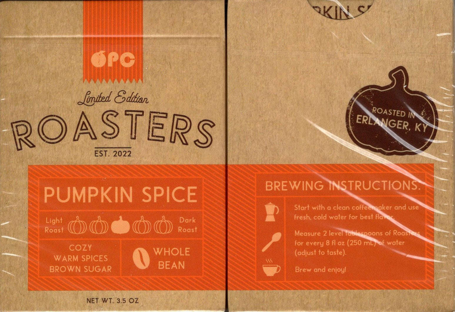 Roasters v2 Pumpkin Spice Playing Cards USPCC