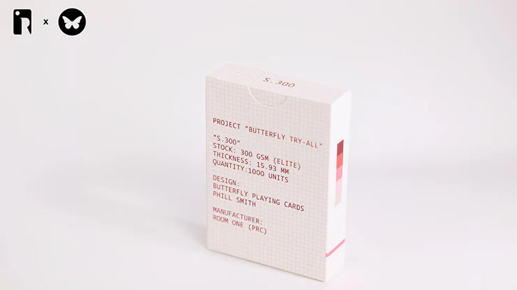 Room One X Butterfly Present Butterfly Try All Playing Cards - Image 2