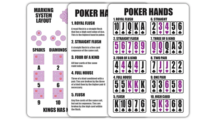 Rogue Amethyst Purple Marked Playing Cards MPC - Image 2