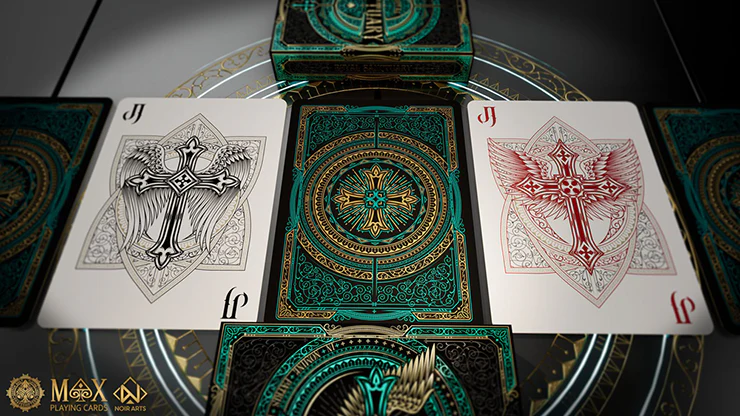 Royal Sanctuary Emerald Playing Cards - Limited - Image 2