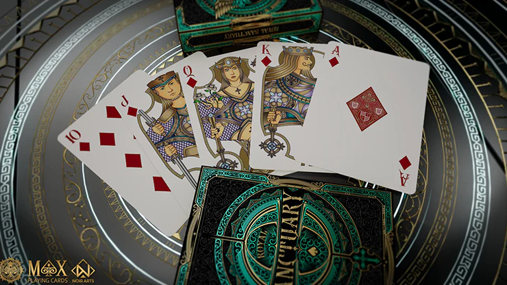 Royal Sanctuary Emerald Playing Cards - Limited - Image 3