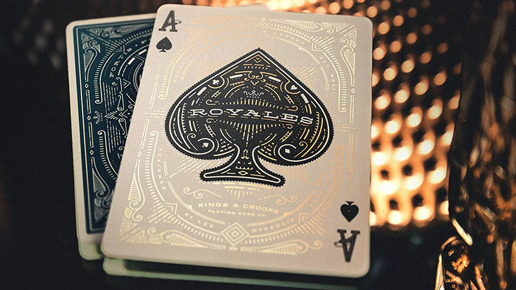 Royales Midnight Blue Playing Cards USPCC - Image 4
