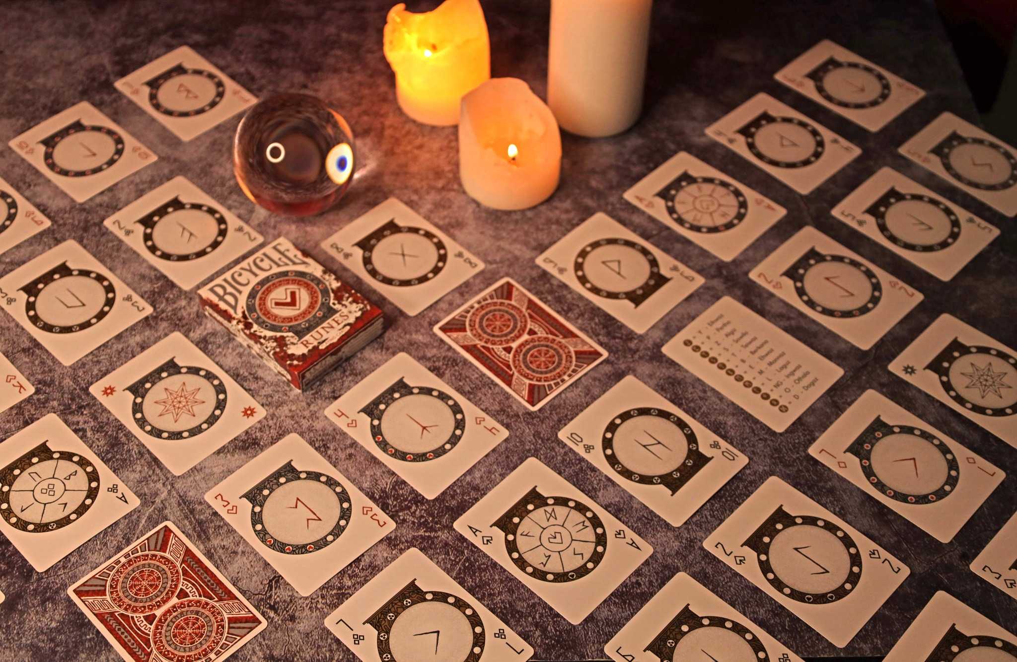 Runes v2 Bicycle Playing Cards - Image 3
