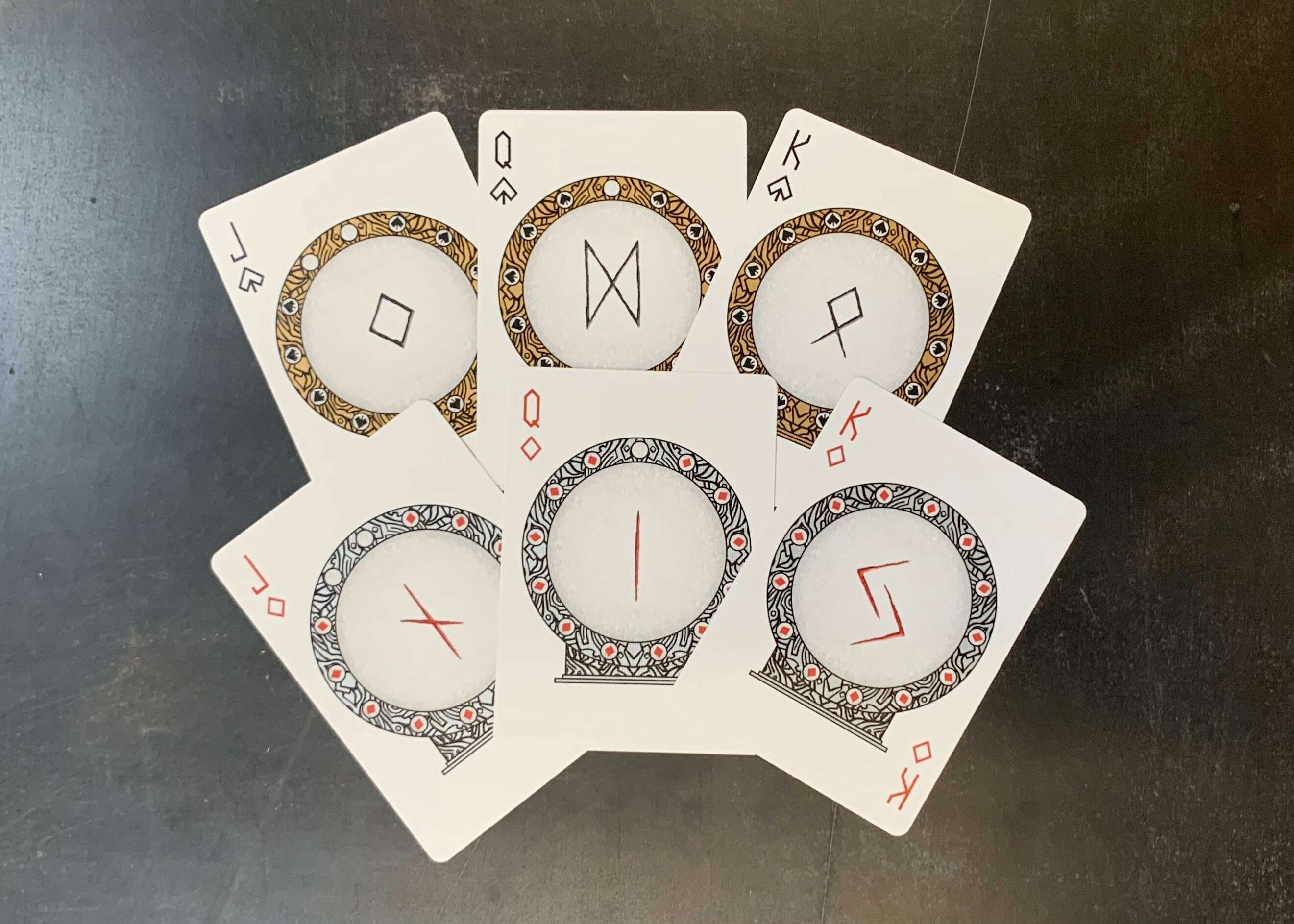 Runes v2 Bicycle Playing Cards - Image 5
