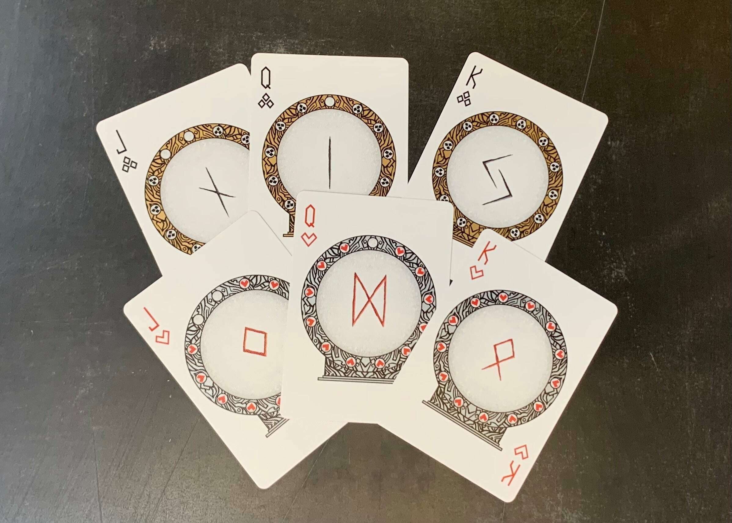 Runes v2 Bicycle Playing Cards - Image 6