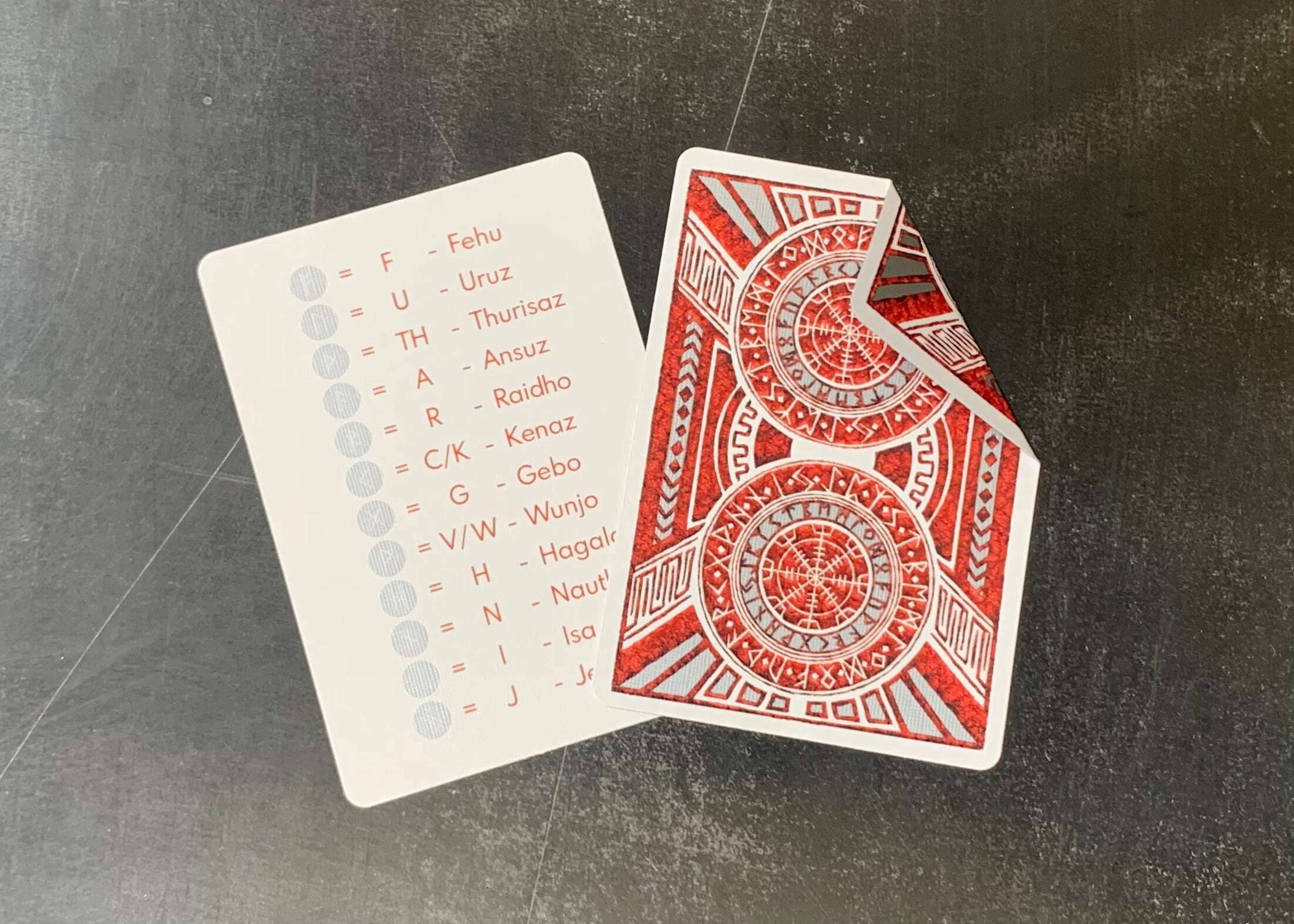 Runes v2 Stripper Bicycle Playing Cards - Image 11