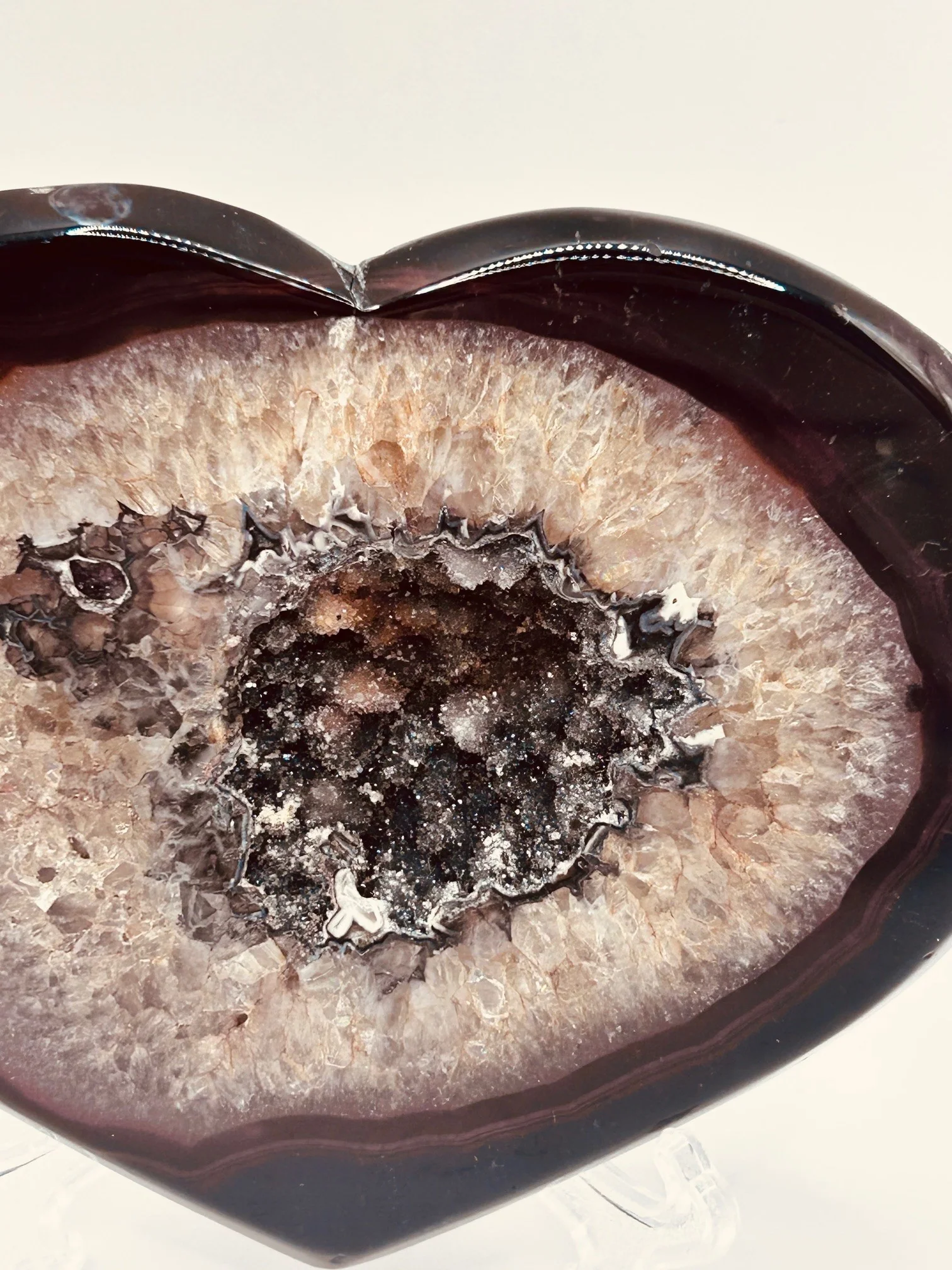 Sardonyx Heart w/Stand - Image 2