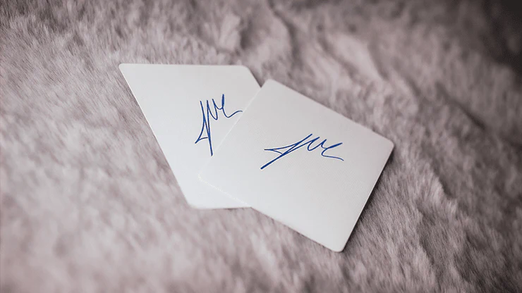Signature v2 Blue Playing Cards USPCC - Image 2