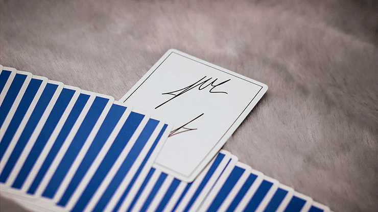 Signature v2 Blue Playing Cards USPCC - Image 3