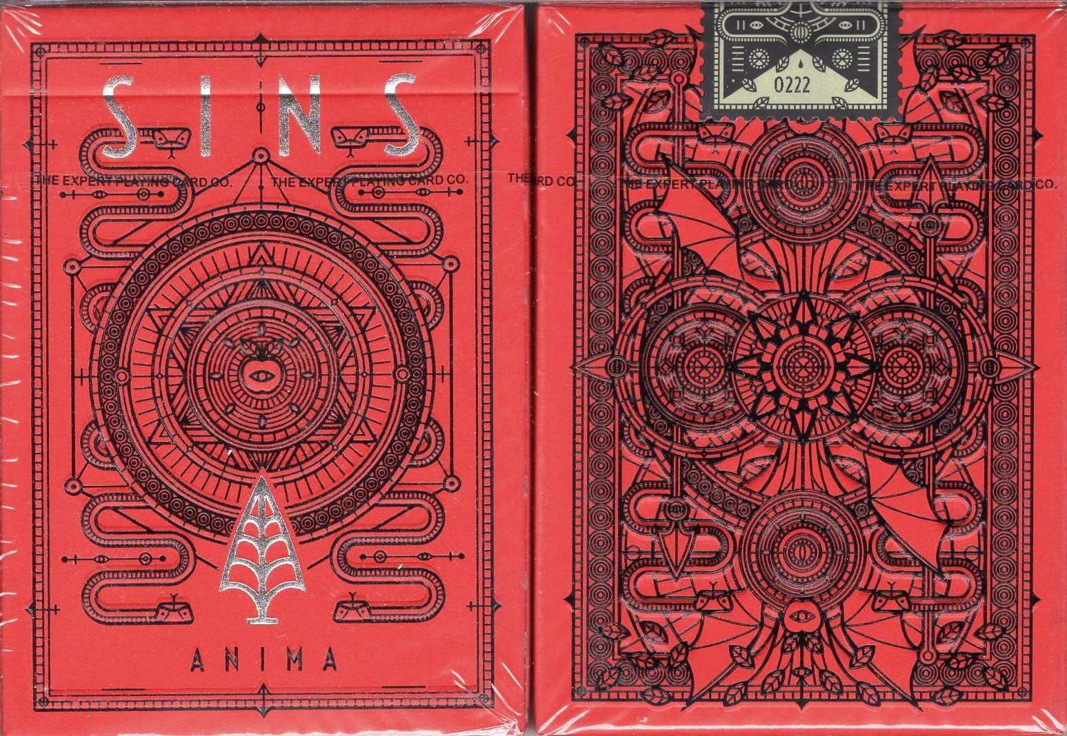 Sins Anima v1 Red Playing Cards LPCC