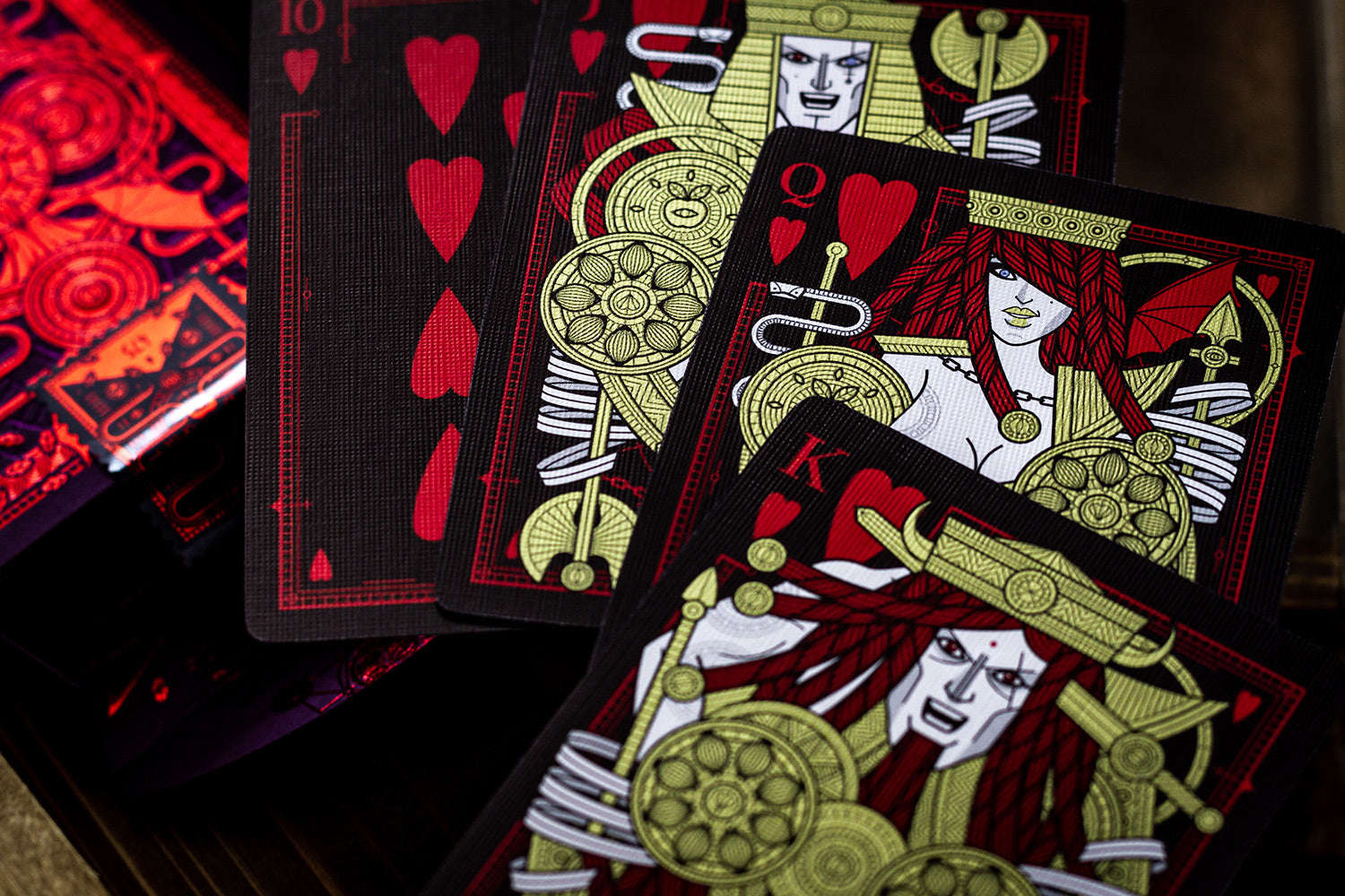SINS Infernal Anima EX Gilded Playing Cards USPCC - Image 3