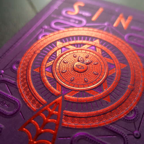 SINS Infernal Anima EX Gilded Playing Cards USPCC - Image 6