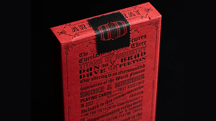 Smoke & Mirrors Anniversary Edition: Rouge Playing Cards by Dan & Dave - Image 6