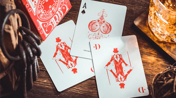 Smoke & Mirrors v8 Red Playing Cards USPCC - Image 5