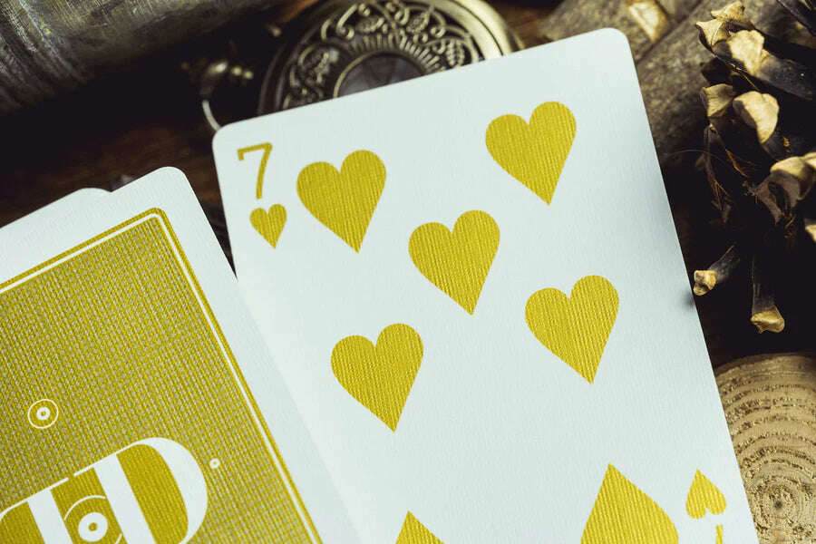Smoke & Mirrors v9 Gold Deluxe Playing Cards USPCC - Image 9