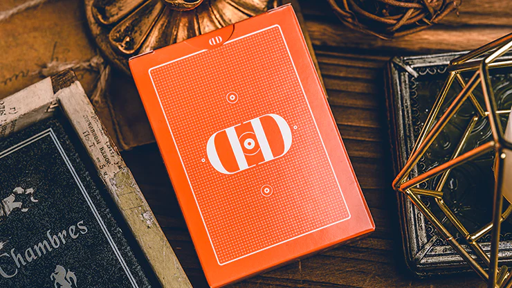 Smoke & Mirrors V9 Orange Edition Playing Cards by Dan & Dave - Image 6