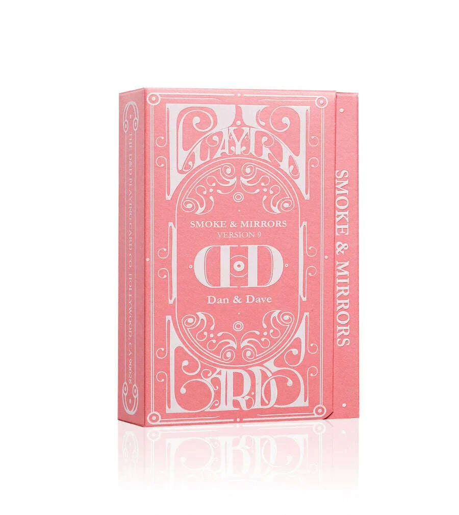 Smoke & Mirrors v9 Pink Deluxe Playing Cards USPCC