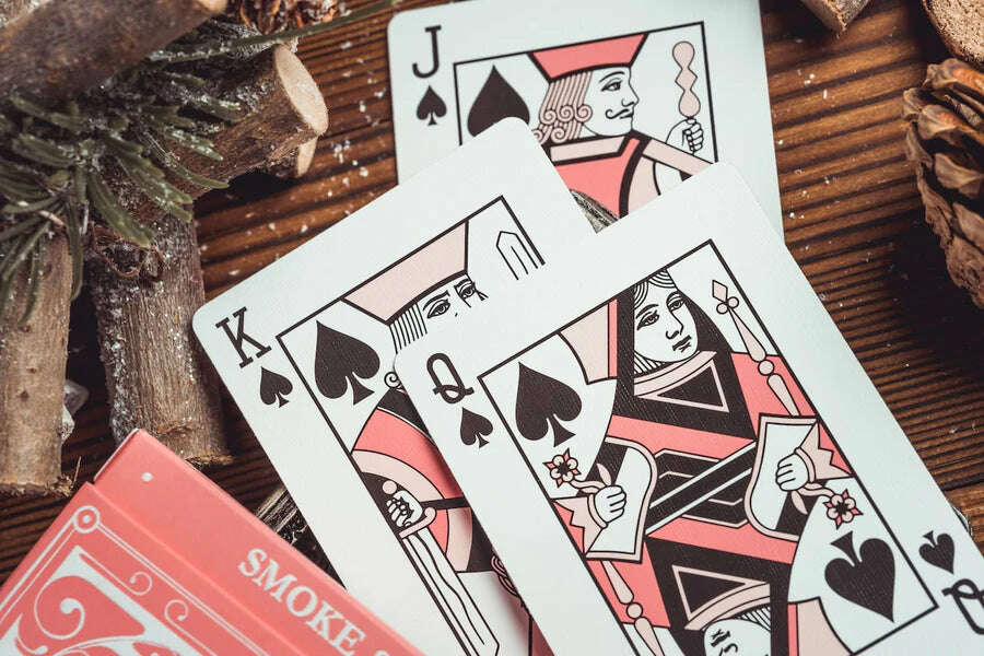 Smoke & Mirrors v9 Pink Deluxe Playing Cards USPCC - Image 6