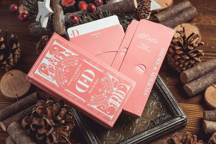 Smoke & Mirrors v9 Pink Deluxe Playing Cards USPCC - Image 9