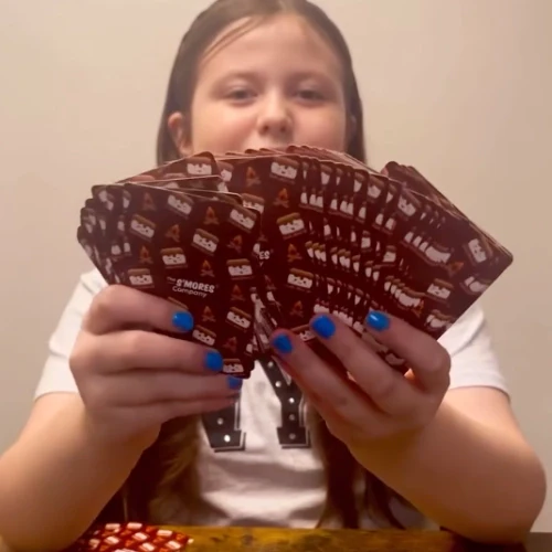 S'mores-Themed Playing Cards, Triva, Challenges, Smore Games - Image 2