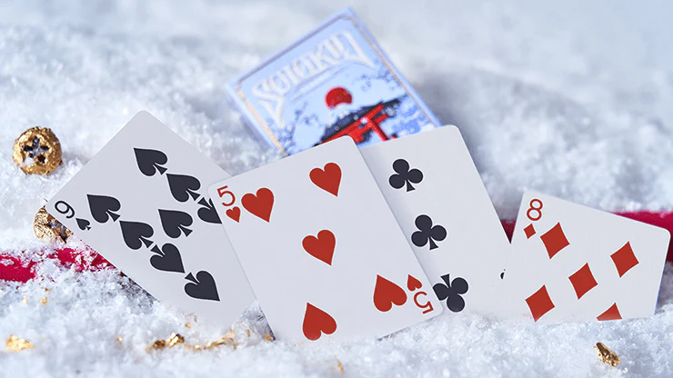Solokid Sakura Blue Playing Cards MPC - Image 2