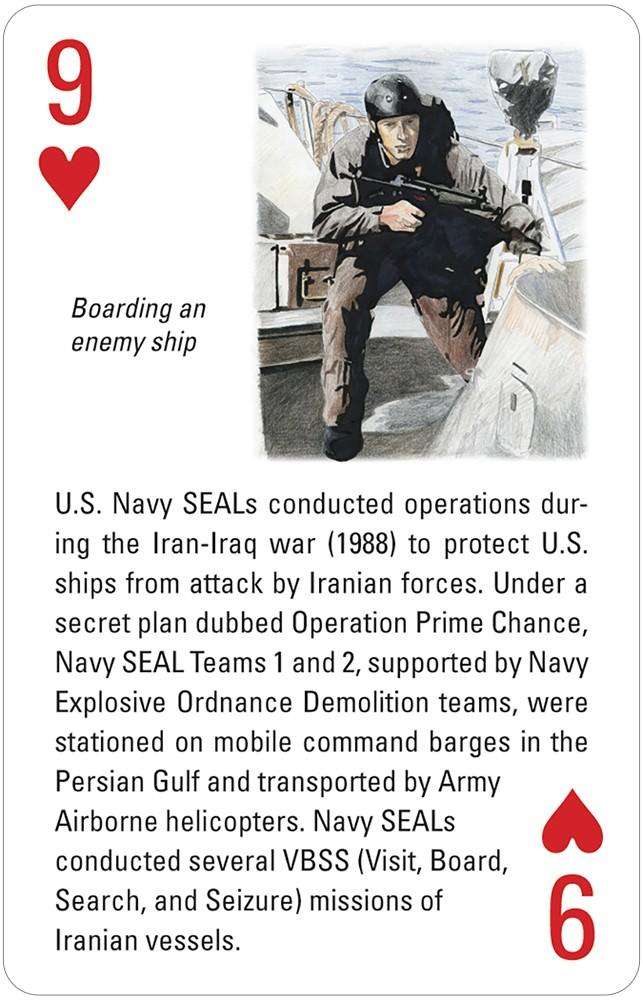 Special Ops & Elite Forces Navy Playing Cards USGS - Image 3
