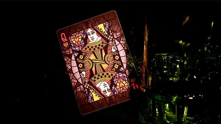 Stained Glass Phoenix Bicycle Playing Cards - Image 2