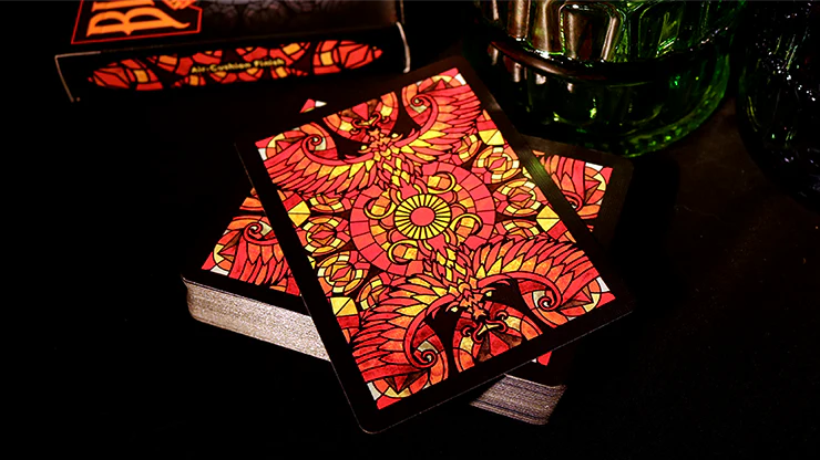 Stained Glass Phoenix Bicycle Playing Cards - Image 5