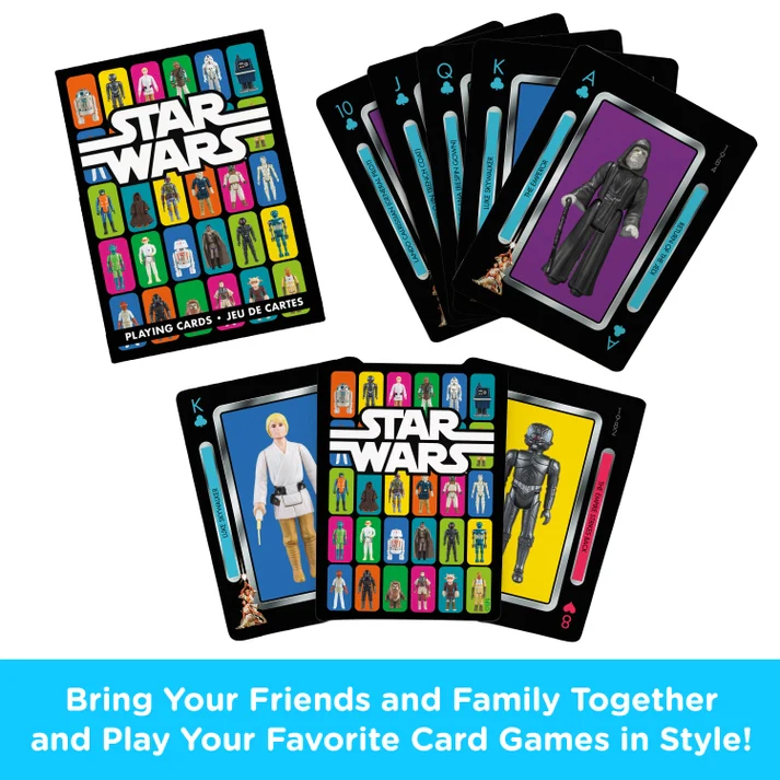 Star Wars Action Figures Playing Cards by Aquarius - Image 2