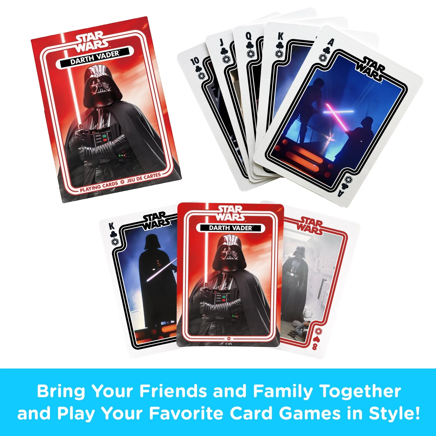 Star Wars Darth Vader Playing Cards by Aquarius - Image 2