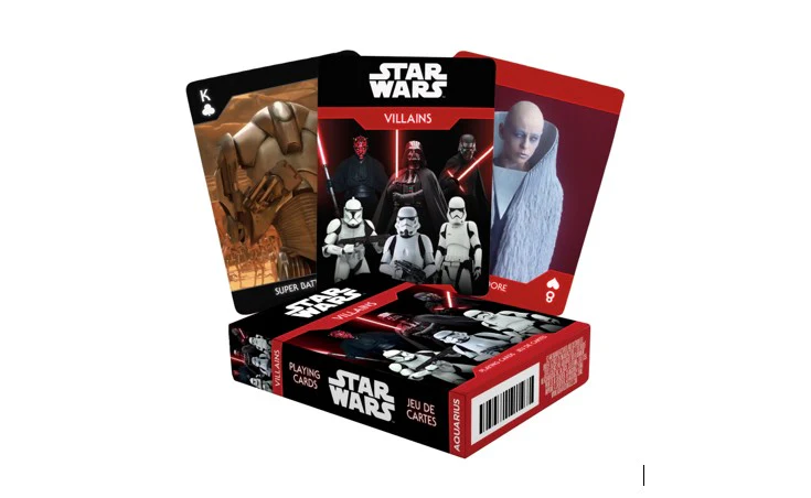 Star Wars Villains Playing Cards by Aquarius