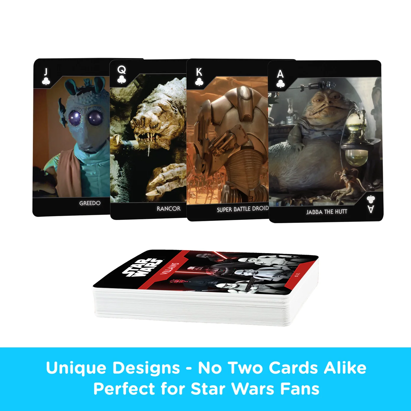 Star Wars Villains Playing Cards by Aquarius - Image 3