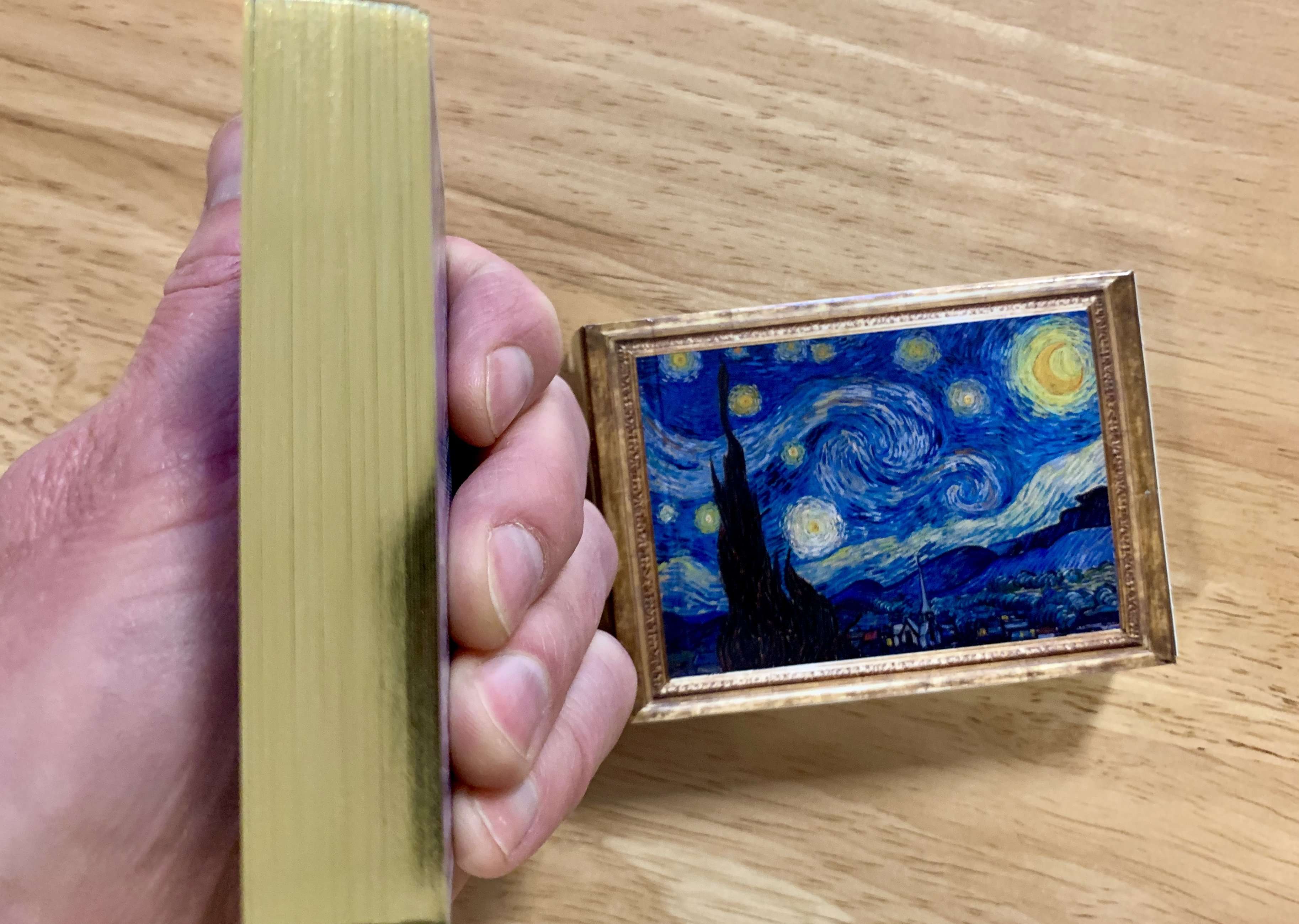 Starry Night Gold Gilded Playing Cards USPCC - Image 2