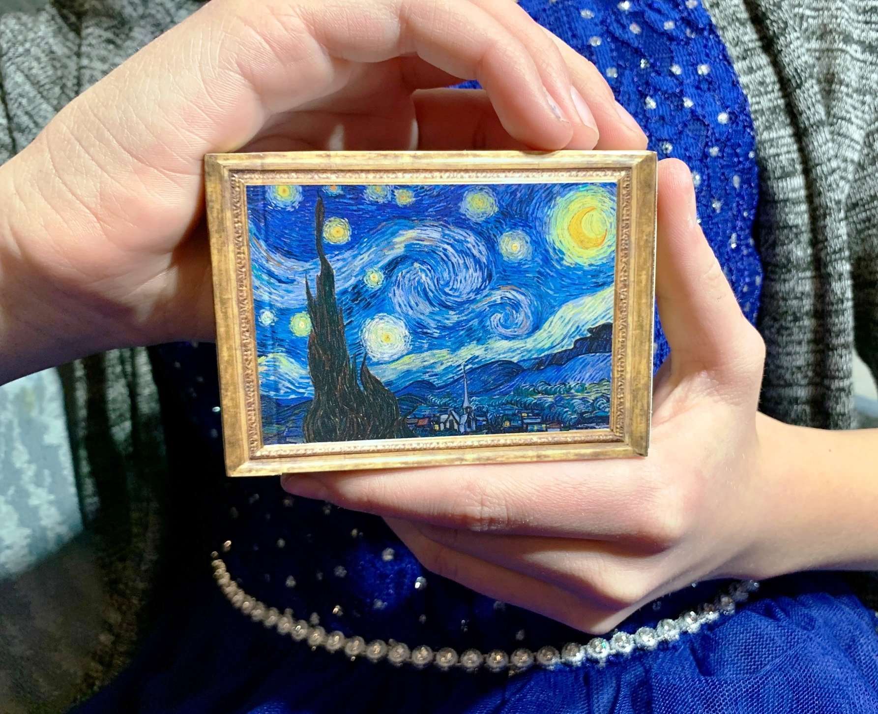 Starry Night Gold Gilded Playing Cards USPCC - Image 3