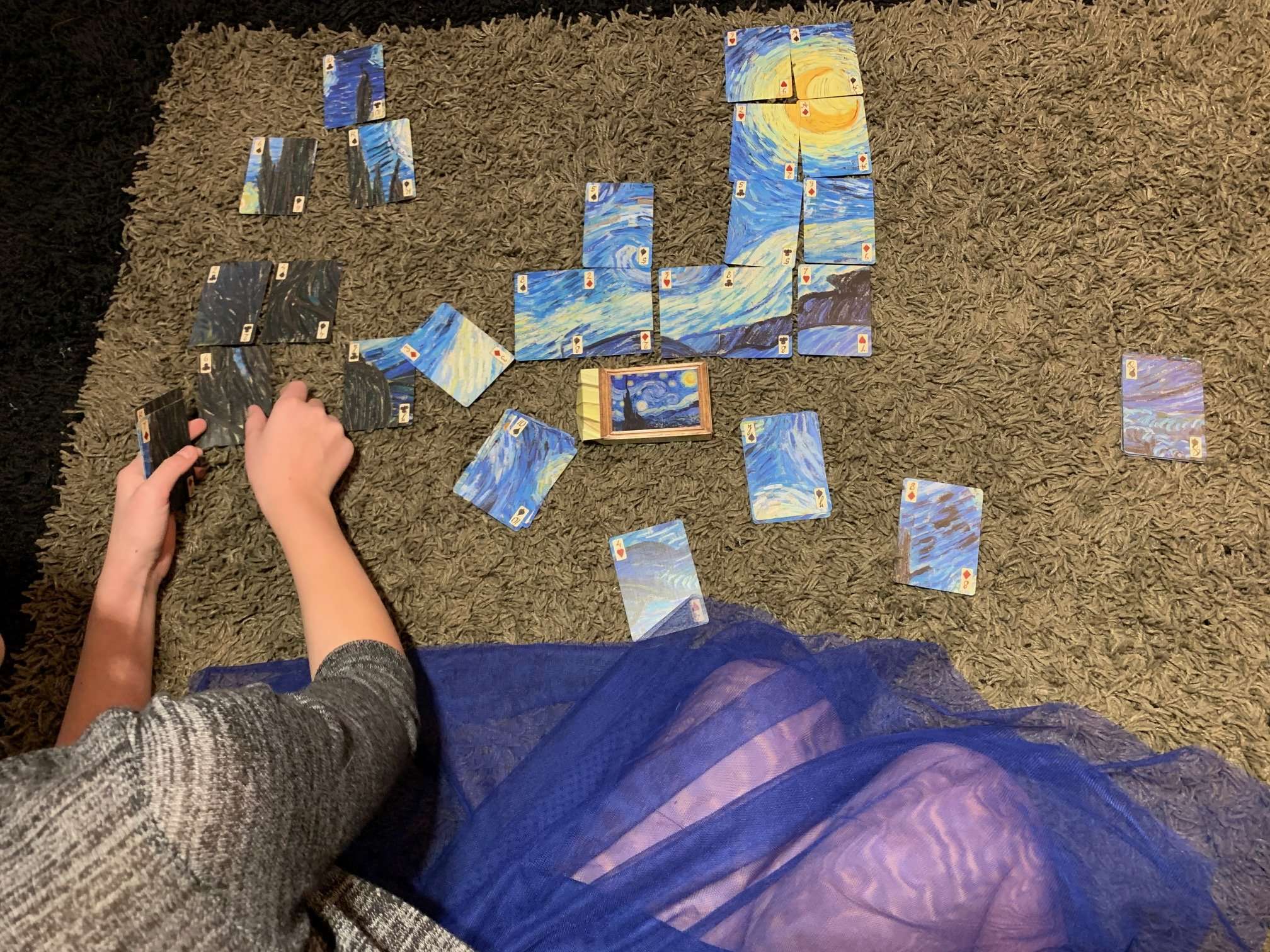 Starry Night Puzzle Playing Cards USPCC - Image 7