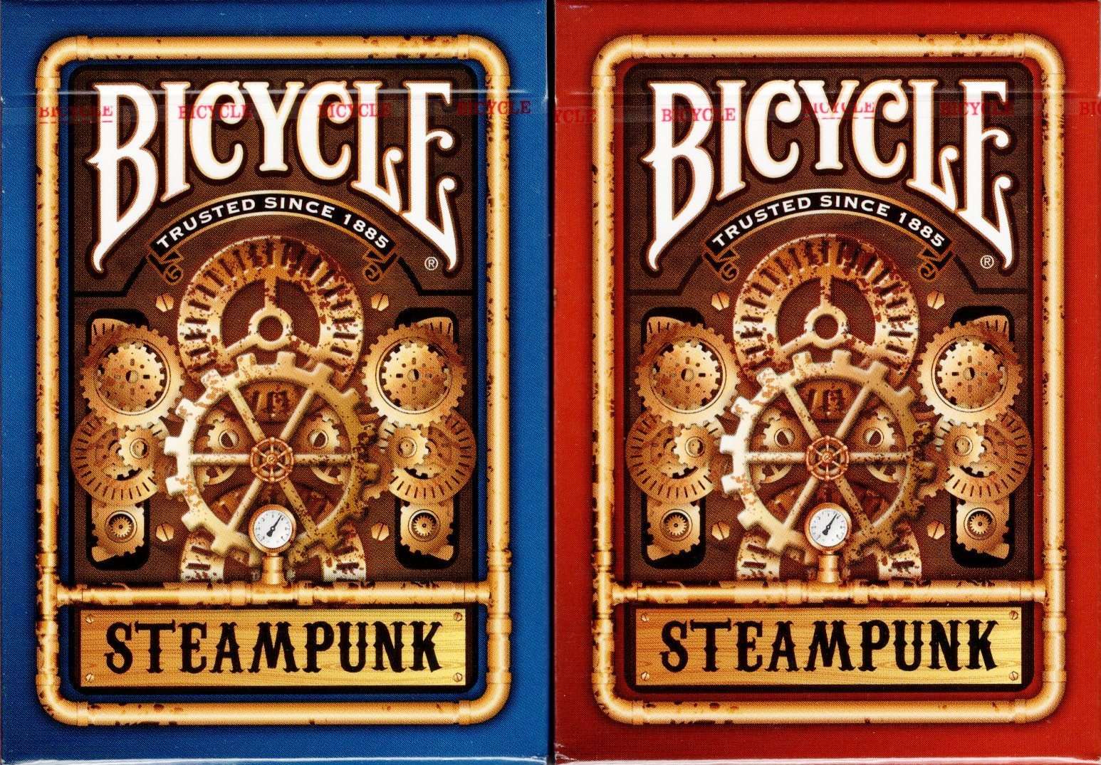 Steampunk Bicycle Playing Cards